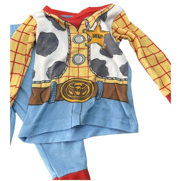 Toy Story Character Cosplay Woody Sleep Set Size 12 Months Boys Toddler - Picture 3 of 5